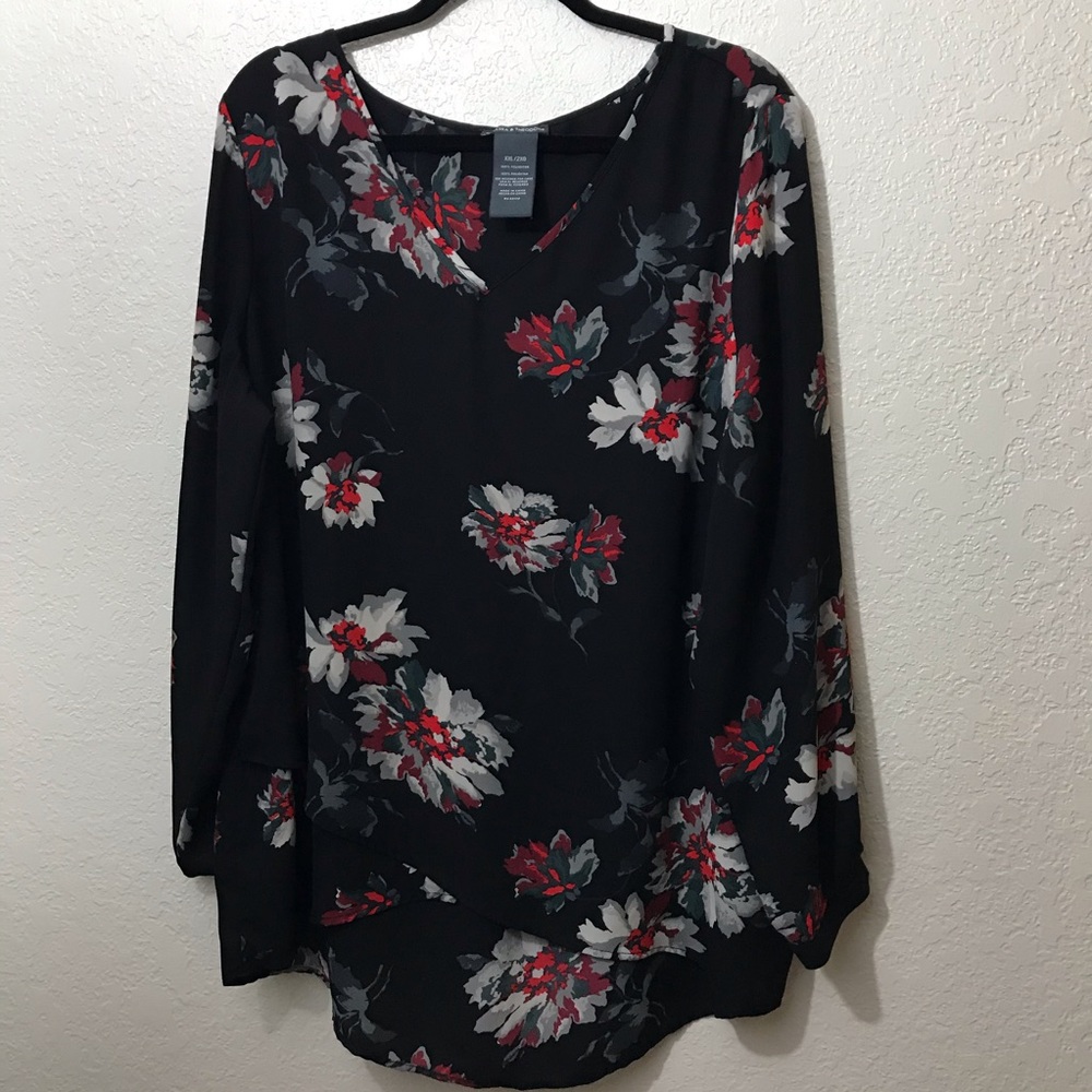 Chelsea & Theodore blouse SZ 2XL